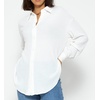 image:imageRVivimos Womens Long Sleeve Button Down Shirts Fall Winter Casual Loose Waffle Knit TopsWhite