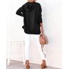 image:imageRVivimos Womens Oversized Sweatshirts Fall Essential Hoodies Pullover Cotton Long Sleeve Button Up Casual Tops with PocketsBlack