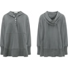 image:imageRVivimos Womens Oversized Sweatshirts Fall Essential Hoodies Pullover Cotton Long Sleeve Button Up Casual Tops with PocketsDarkgrey