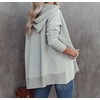 image:imageRVivimos Womens Oversized Sweatshirts Fall Essential Hoodies Pullover Cotton Long Sleeve Button Up Casual Tops with PocketsGrey