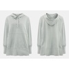 image:imageRVivimos Womens Oversized Sweatshirts Fall Essential Hoodies Pullover Cotton Long Sleeve Button Up Casual Tops with PocketsGrey