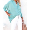 image:imageRVivimos Womens Oversized Sweatshirts Fall Essential Hoodies Pullover Cotton Long Sleeve Button Up Casual Tops with PocketsSkyblue