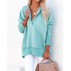 image:imageRVivimos Womens Oversized Sweatshirts Fall Essential Hoodies Pullover Cotton Long Sleeve Button Up Casual Tops with PocketsSkyblue