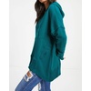 image:imageRVivimos Womens Oversized Sweatshirts Fall Essential Hoodies Pullover Cotton Long Sleeve Button Up Casual Tops with PocketsTeal