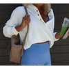 image:imageRVivimos Womens Oversized Sweatshirts Fall Essential Hoodies Pullover Cotton Long Sleeve Button Up Casual Tops with PocketsWhite