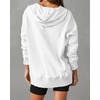 image:imageRVivimos Womens Oversized Sweatshirts Fall Essential Hoodies Pullover Cotton Long Sleeve Button Up Casual Tops with PocketsWhite