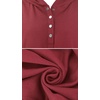image:imageRVivimos Womens Oversized Sweatshirts Fall Essential Hoodies Pullover Cotton Long Sleeve Button Up Casual Tops with PocketsWinered
