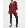 image:imageRVivimos Womens Oversized Sweatshirts Fall Essential Hoodies Pullover Cotton Long Sleeve Button Up Casual Tops with PocketsWinered