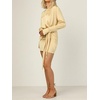 image:imageRVivimos Womens Satin Dress Long Sleeve Casual Wrap Ruched Tie Waist Party Mini DressChampagne