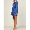 image:imageRVivimos Womens Satin Dress Long Sleeve Casual Wrap Ruched Tie Waist Party Mini DressRoyalblue