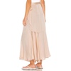 image:imageRVivimos Womens Satin Skirt High Waist Split Side Sexy Party Wrap Tie Waist Flowy Maxi SkirtChampagne