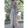 image:imageRVivimos Womens Sleeveless Backless Asymmetrical Layered Lace Long Dress with Slip Two PiecesBeige