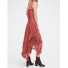 image:imageRVivimos Womens Sleeveless Backless Asymmetrical Layered Lace Long Dress with Slip Two PiecesCoral Pink