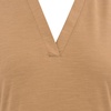image:imageRVivimos Womens Summer 2026 Cotton Cap Sleeve V Neck Empire Waist Casual Midi Dress with PocketsKhaki