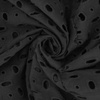 image:imageRVivimos Womens Summer Cotton Eyelet Dress 2026 Short Sleeve V Neck Elastic Waist Embroidered Hollow Out ALine Mini DressBlack