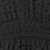 image:imageRVivimos Womens Summer Cotton Eyelet Dress 2026 Short Sleeve V Neck Elastic Waist Embroidered Hollow Out ALine Mini DressBlack