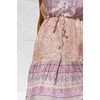 image:imageRVivimos Womens Summer Cotton Short Sleeves VNeck Button Up Floral Print Boho Swing Mini DressPurpleyellow