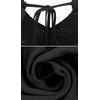 image:imageRVivimos Womens Summer Cotton Spaghetti Straps VNeck Ruffle Casual Boho Midi Flowy DressBlack