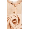 image:imageRVivimos Womens Summer Linen Puff Sleeves Casual Button Up ALine Casual Skater Mini DressesBeige
