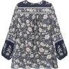 image:imageRVivimos Womens Summer Long Sleeves Cotton Casual Boho Floral Print Peasant Blouses TopsBlack3