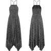 image:imageRVivimos Womens Summer Maxi Dress Spaghetti Strap Boho Floral Print Smocked Backless Casual Ruffle Flowy Long DressesBlack