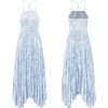 image:imageRVivimos Womens Summer Maxi Dress Spaghetti Strap Boho Floral Print Smocked Backless Casual Ruffle Flowy Long DressesSkyblue