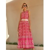 image:imageRVivimos Womens Summer Sleeveless Floral Print Button Up Bohemian Flowy Maxi DressesRed