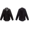 image:imageRVivimos Womens Winter Velvet Long Sleeve Button Down Casual Tops ShirtsBlack