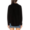 image:imageRVivimos Womens Winter Velvet Long Sleeve Button Down Casual Tops ShirtsBlack