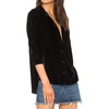 image:imageRVivimos Womens Winter Velvet Long Sleeve Button Down Casual Tops ShirtsBlack