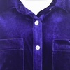 image:imageRVivimos Womens Winter Velvet Long Sleeve Button Down Casual Tops ShirtsNavyblue2