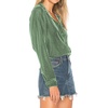 image:imageRVivimos Womens Winter Velvet Long Sleeve Button Down Casual Tops ShirtsSage Green