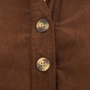 image:imageRVivimos 2026 Fall Corduroy Cotton Casual Dresses for Women Long Sleeve Button Up Shift Mini Dress with PocketsBrown