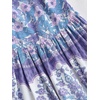 image:imageRVivimos 2026 Summer Mini Sun Dresses for Women Boho Floral Print Casual Sleeveless V Neck Button Up Loose Swing Beach DressBlue Purple