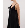 image:imageRVivimos 2026 Womens Summer Cotton Adjustable Spaghetti Strap V Neck Casual Loose Flowy Vacation Maxi Dress Beach SundressBlack