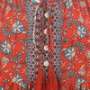 image:imageRVivimos Boho Maxi Dresses for Women 2026 Floral Print Long Sleeve Casual Button Up Loose Flowy Beach Long DressesAurora Red