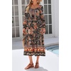 image:imageRVivimos Boho Maxi Dresses for Women 2026 Floral Print Long Sleeve Casual Button Up Loose Flowy Beach Long DressesBlack