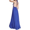 image:imageRVivimos Boho Maxi Dresses for Women 2026 Summer Sleeveless Halter Elastic Waist Sexy Backless Front Slit Flowy Long DressesRoyal Blue