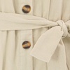 image:imageRVivimos Corduroy Cotton Mini Dress Fall Winter 2026 Casual Long Sleeve Button Down Belted Shirt Dress with PocketsBeige