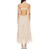 image:imageRVivimos Cotton Casual Summer Dresses for Women 2026 Spaghetti Strap Backless Boho Flowy Midi Dress with PocketsBeige