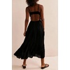 image:imageRVivimos Cotton Casual Summer Dresses for Women 2026 Spaghetti Strap Backless Boho Flowy Midi Dress with PocketsBlack