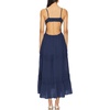 image:imageRVivimos Cotton Casual Summer Dresses for Women 2026 Spaghetti Strap Backless Boho Flowy Midi Dress with PocketsNavy Blue