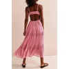 image:imageRVivimos Cotton Casual Summer Dresses for Women 2026 Spaghetti Strap Backless Boho Flowy Midi Dress with PocketsPink