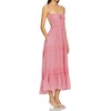 image:imageRVivimos Cotton Casual Summer Dresses for Women 2026 Spaghetti Strap Backless Boho Flowy Midi Dress with PocketsPink