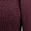 image:imageRVivimos Womens 2026 Fall Corduroy Cotton Long Sleeve Square Neck Elastic Smocked ALine Ruffle Mini DressMaroon