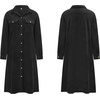 image:imageRVivimos Womens 2026 Fall Corduroy Cotton Midi Dress Long Sleeve Button Down Casual Loose Shirt Long Dresses with PocketsBlack