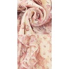 image:imageRVivimos Womens Chiffon Long Sleeves Floral Print Ruffled Boho VNeck Wrap Crop Blouses TopsPink