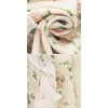 image:imageRVivimos Womens Chiffon Long Sleeves Floral Print Ruffled Boho VNeck Wrap Crop Blouses TopsWhite