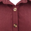 image:imageRVivimos Womens Fall Corduroy Dress 2026 Long Sleeve Button Down Tunic Mini Babydoll Dress with PocketsWine Red
