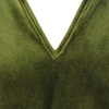 image:imageRVivimos Womens Fall Winter Velvet Tunic Dress 2026 Long Sleeve V Neck Casual Loose Tiered Ruffle Mini DressArmy Green